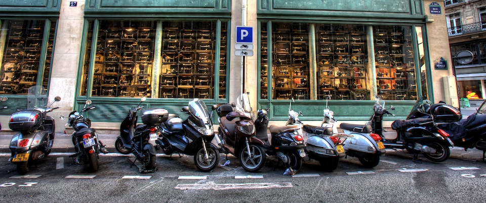 Scooters and Sewing machines