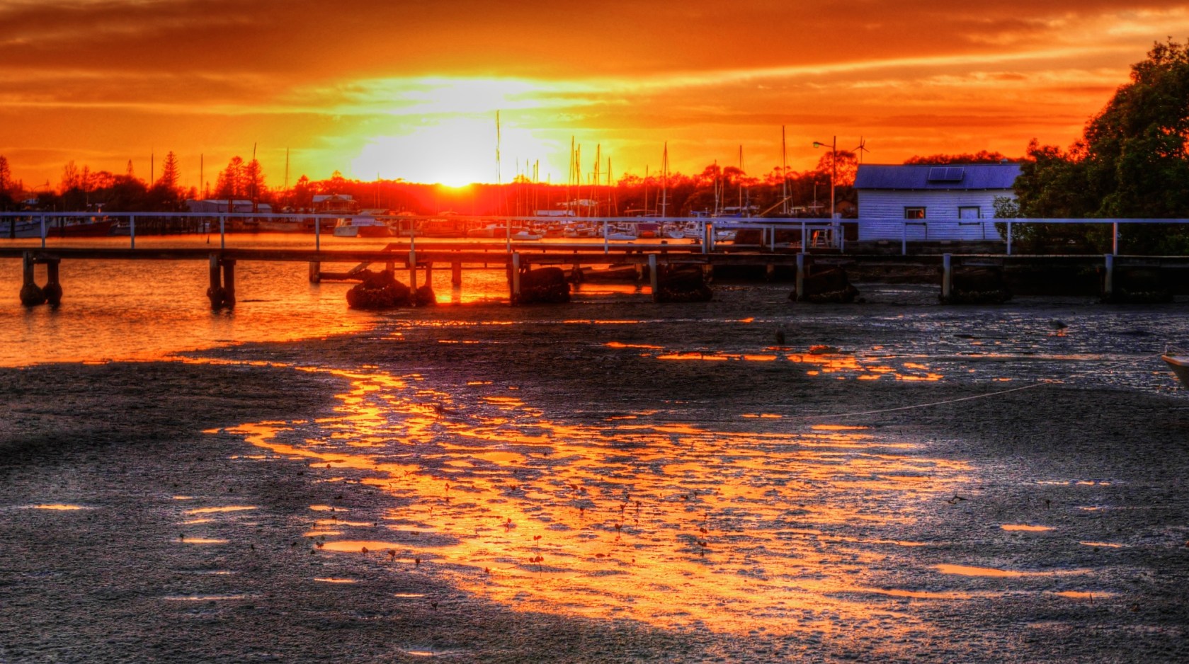 A combination of three images to produce and interesting HDR. Tripod, Leica D-LUX, Photomatrix Pro.